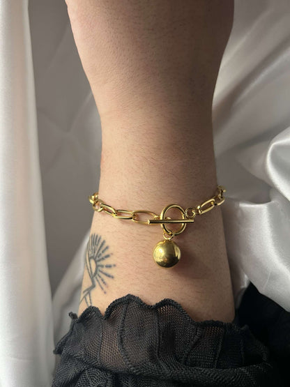 Ball n Chain Bracelet